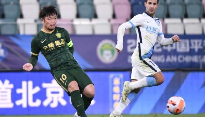 中国体育-【中超】林良铭头槌+世界波 北京国安1比3大连人